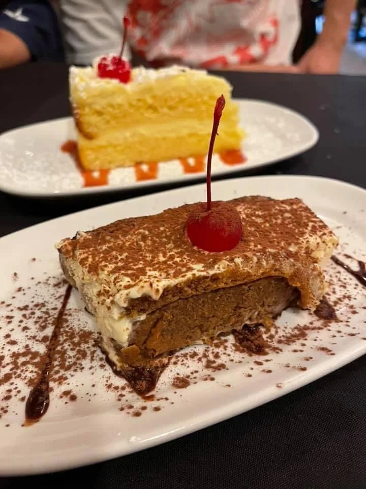 Tiramisu plated at Vincenzo Orlando