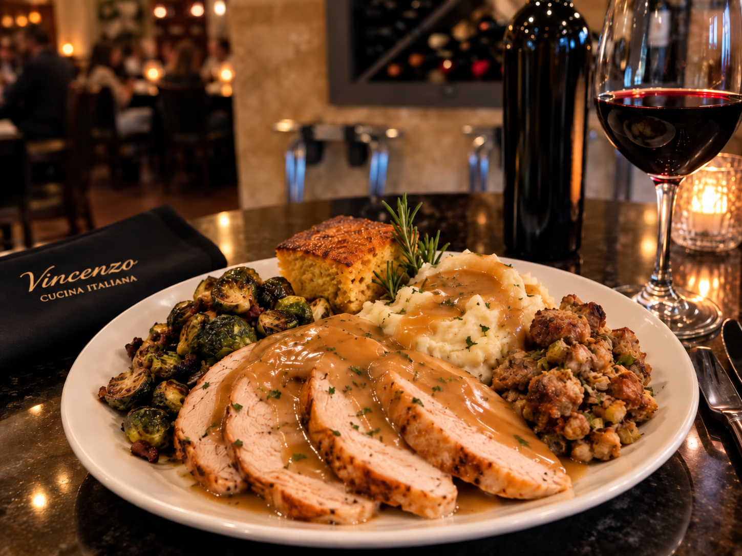 Thanksgiving dinner special at Vincenzo Orlando