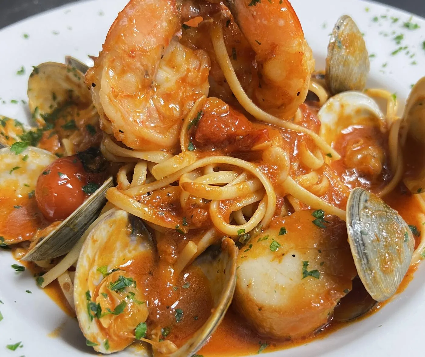 Seafood Pasta at Vincenzo