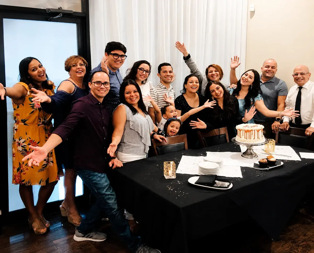 Family birthday celebration at Vincenzo