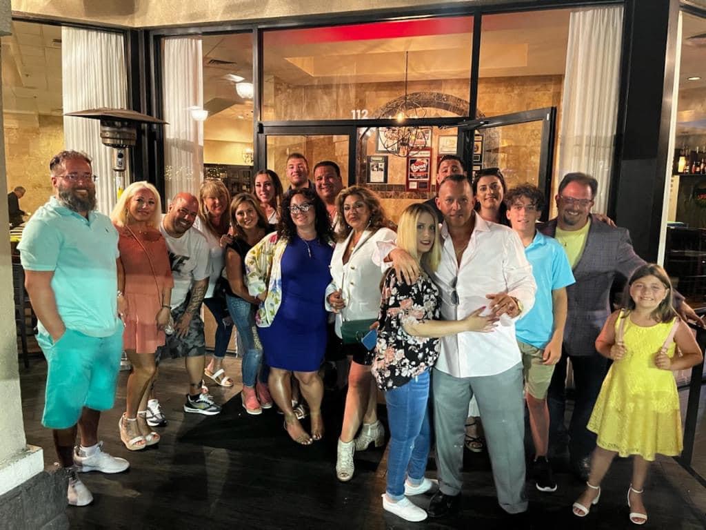 Family celebration at Vincenzo Orlando