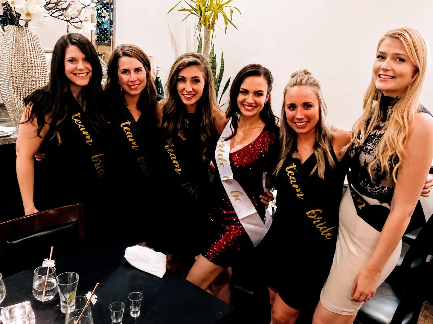 Bridal party at Vincenzo